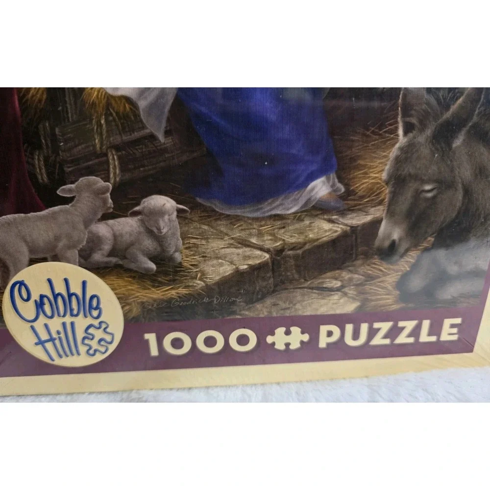 Cobble Hill Holy Night Nativity Scene 1000pc Puzzle‎ 19.25